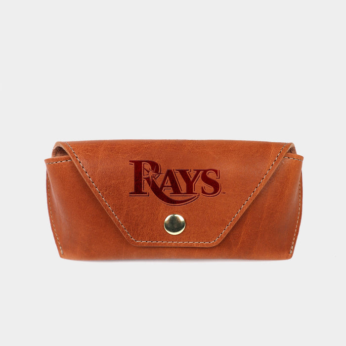 Tampa Bay Rays Leather Glasses / Sunglasses Snap Case