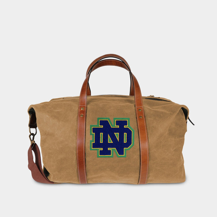 Notre Dame Fighting Irish "ND" Navy Canvas Field Bag