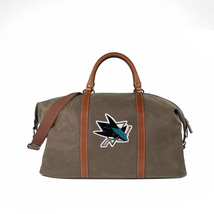 San Jose Sharks Pro Waxed Canvas Duffle Bag