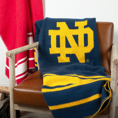 Notre Dame Fighting Irish Jacquard Wool Throw