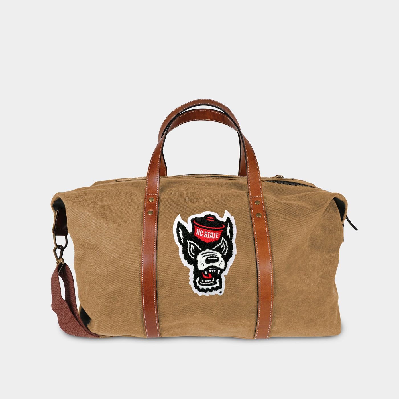 NC State Wolfpack Waxed Canvas Field Bag
