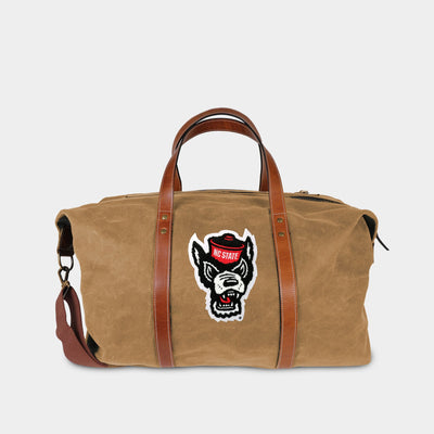 NC State Wolfpack Waxed Canvas Field Bag