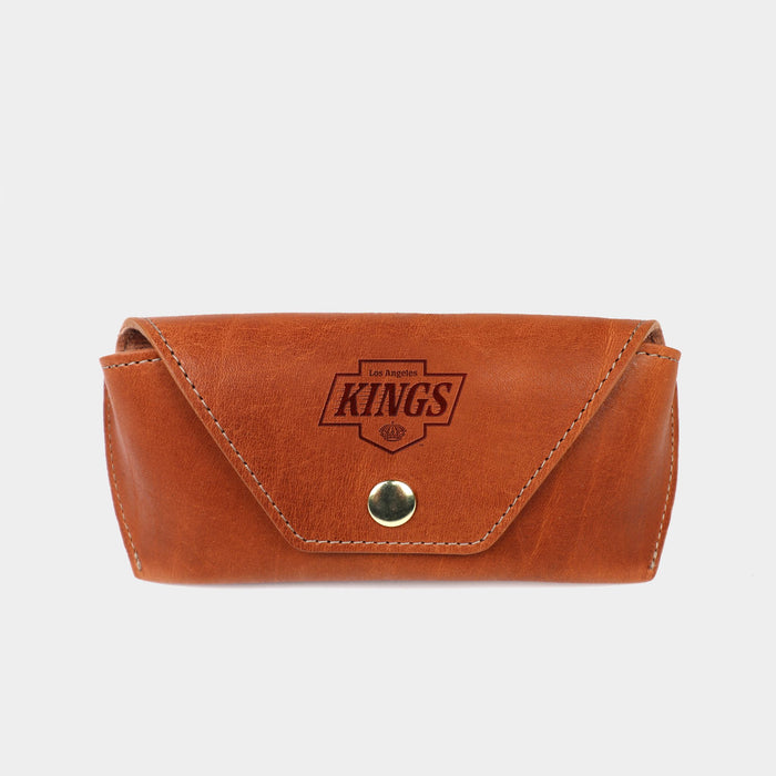 Los Angeles Kings Leather Glasses / Sunglasses Snap Case