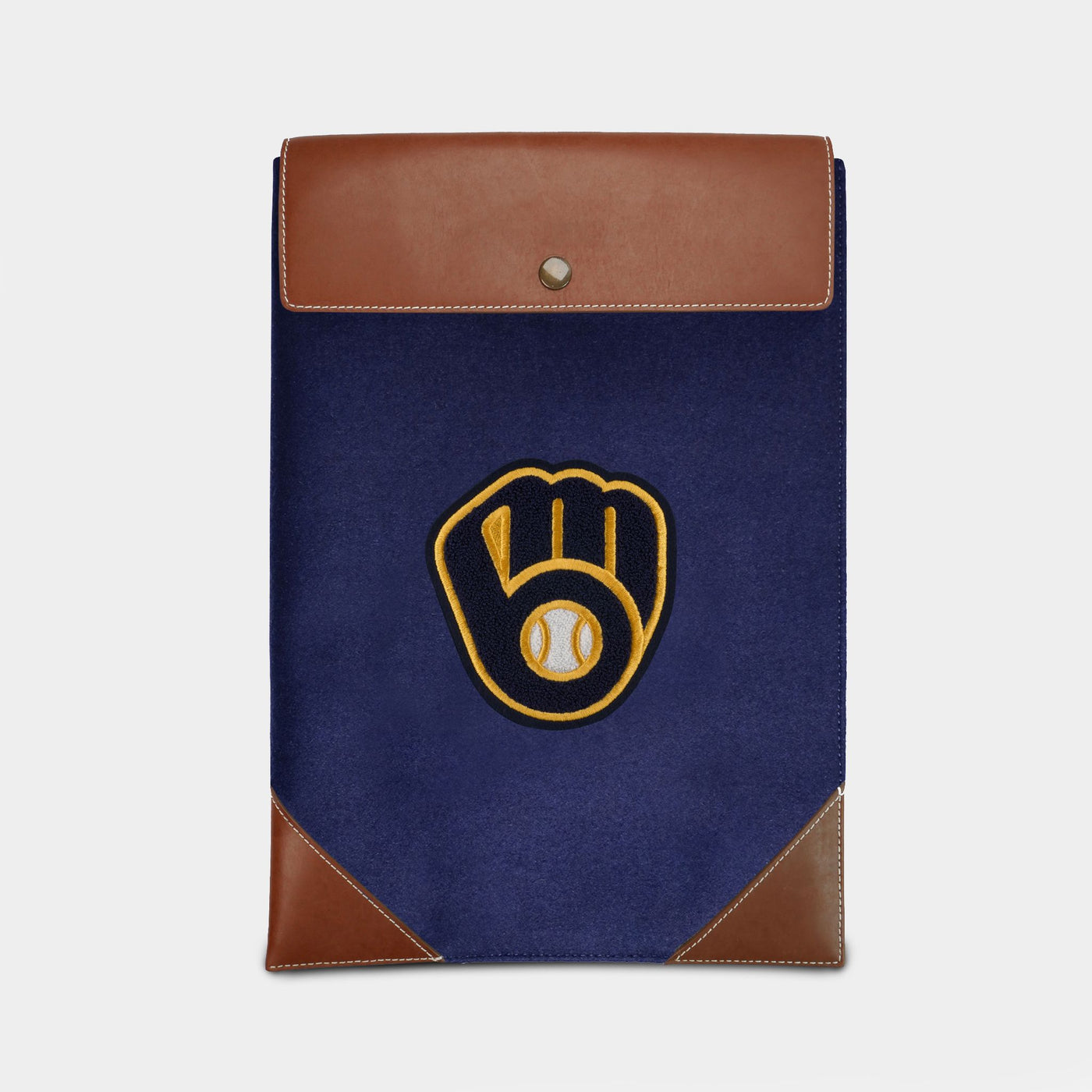 Milwaukee Brewers "Ball-in-Glove" Laptop Folio Sleeve