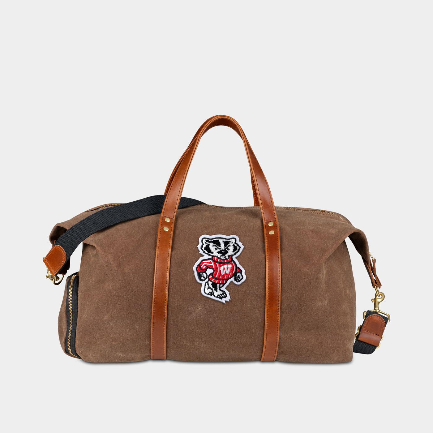 Wisconsin Badgers Waxed Canvas Field Bag