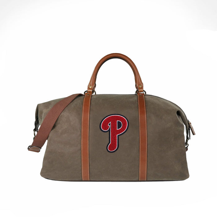Philadelphia Phillies "P" Pro Waxed Canvas Duffle Bag