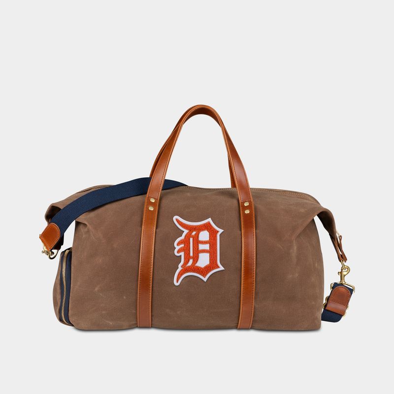Detroit Tigers Waxed Canvas Field Bag