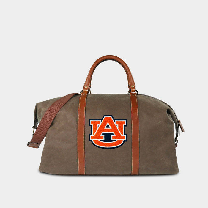 Auburn Tigers "AU" Pro Waxed Canvas Duffle Bag