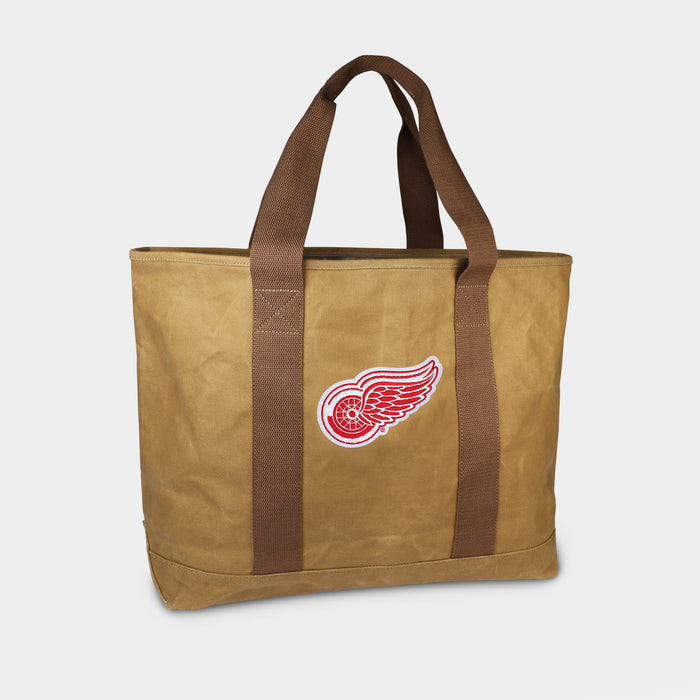 Detroit Red Wings Tan Canvas Boat Tote