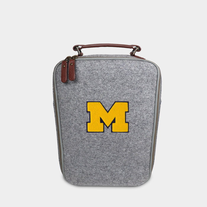 Michigan Wolverines "M" Woolen Shoe Bag