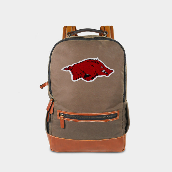 Arkansas Razorbacks Pro Waxed Canvas Backpack
