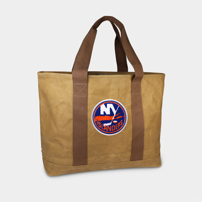 New York Islanders Tan Canvas Boat Tote