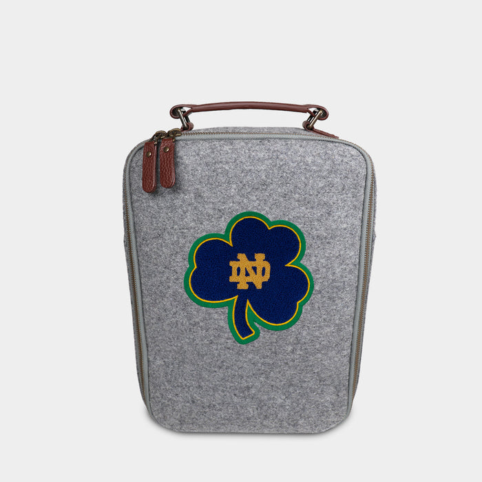Notre Dame Fighting Irish Navy "Shamrock" Woolen Shoe Bag