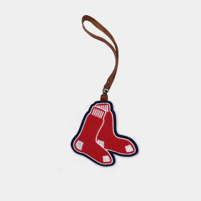 Boston Red Sox "Socks" Brown Leather Bag Charm