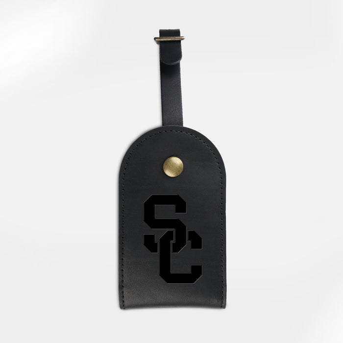 USC Trojans "SC" Black Luggage Tag