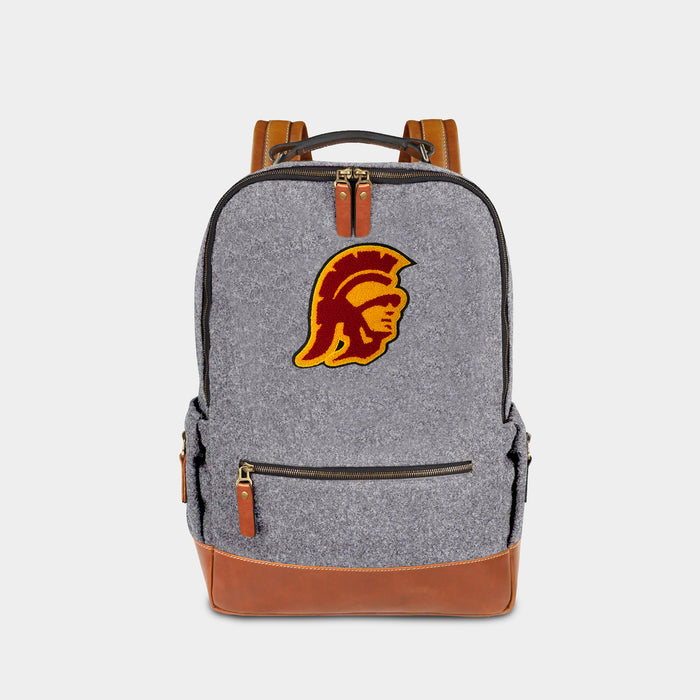 USC Trojans Grey Wool Backpack