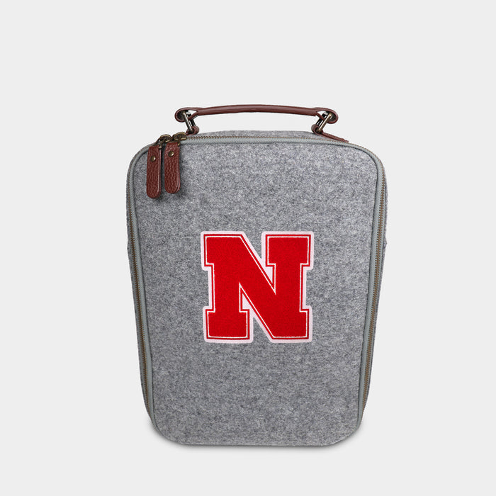 Nebraska Cornhuskers "N" Woolen Shoe Bag