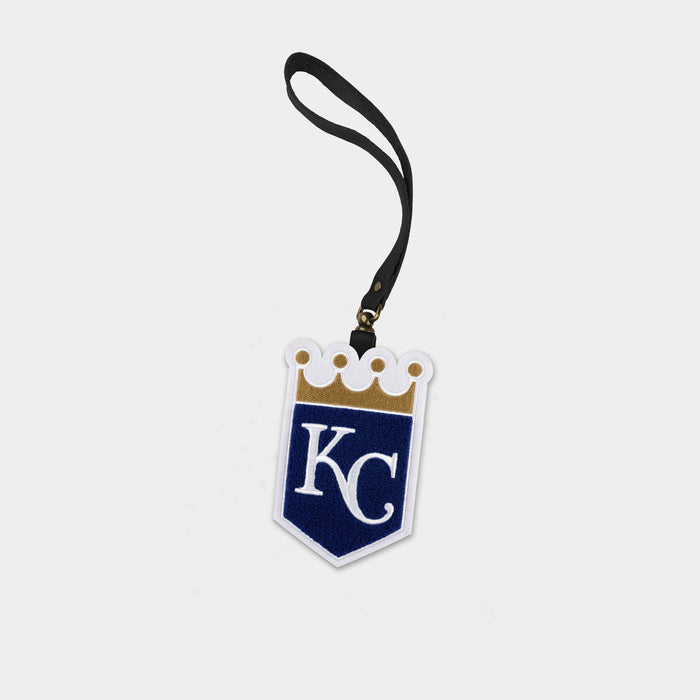 Kansas City Royals Black Leather Bag Charm