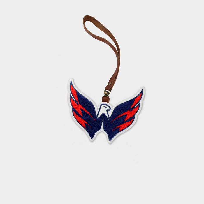 Washington Capitals Brown Leather Bag Charm