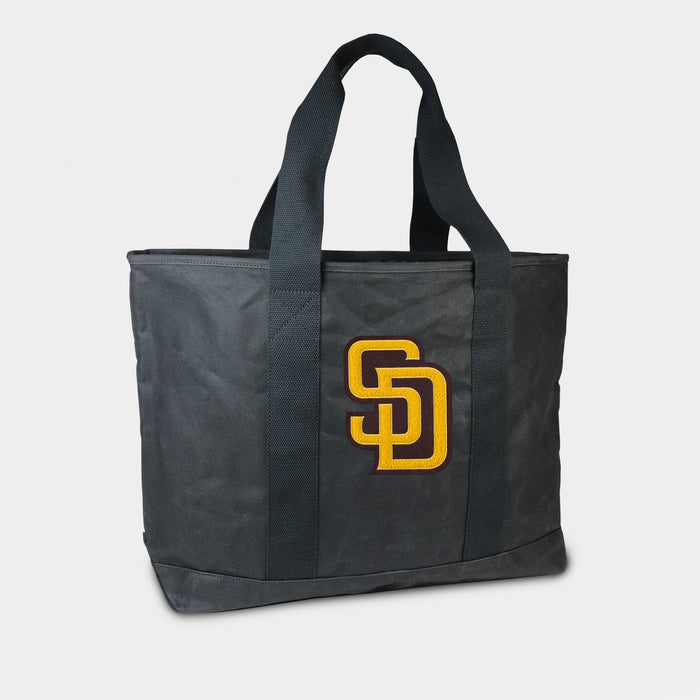 San Diego Padres Yellow Black Canvas Boat Tote
