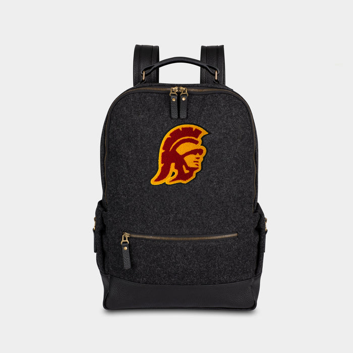 USC Trojans Black Wool Backpack