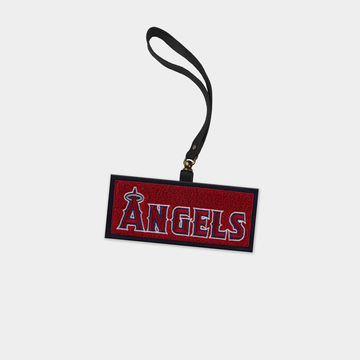 Los Angeles Angels Black Leather Bag Charm