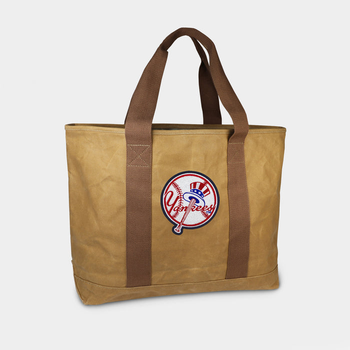 New York Yankees Tan Canvas Boat Tote