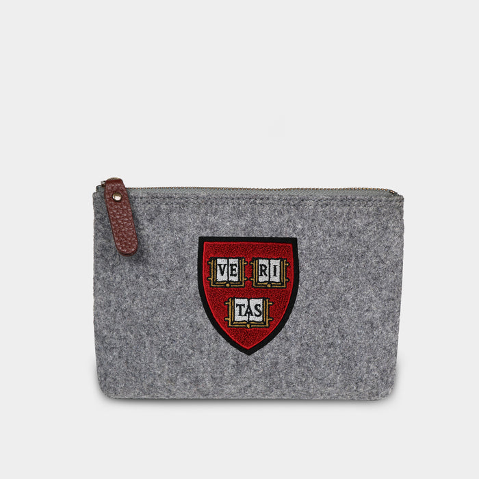 Harvard Crimson "Veritas Shield" Valuables Pouch