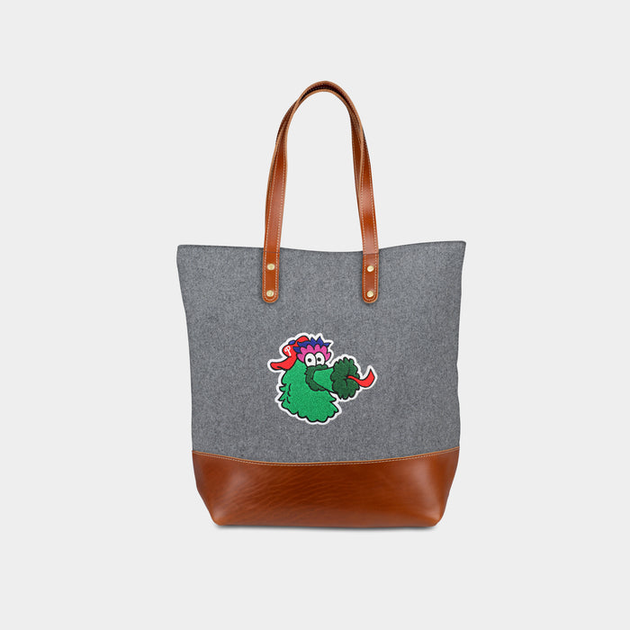 Philadelphia Phillies Phanatic Grey Tote Bag