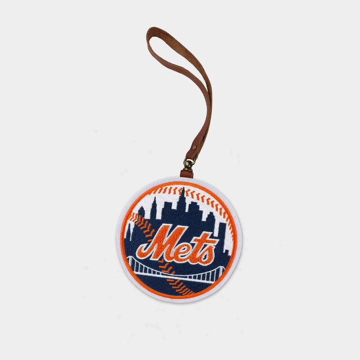 New York Mets Brown Leather Bag Charm