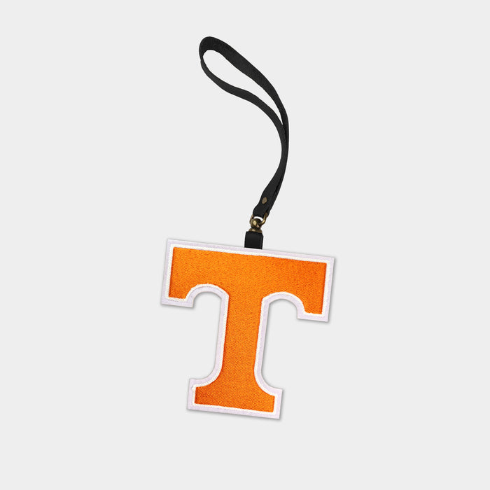 Tennessee Volunteers Black Leather Bag Charm