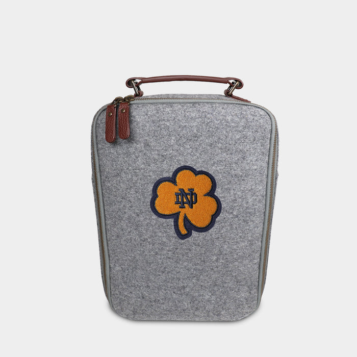 Notre Dame Fighting Irish Gold "Shamrock" Woolen Shoe Bag