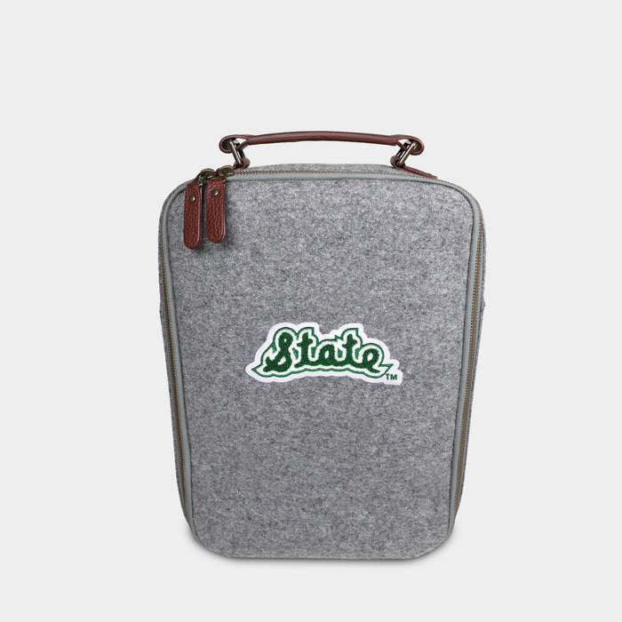 Michigan State Spartans Vintage Script Woolen Shoe Bag