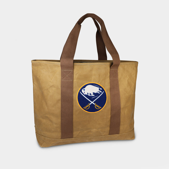 Buffalo Sabres Tan Canvas Boat Tote