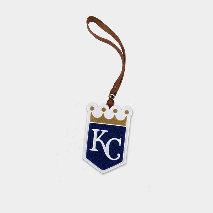 Kansas City Royals Brown Leather Bag Charm