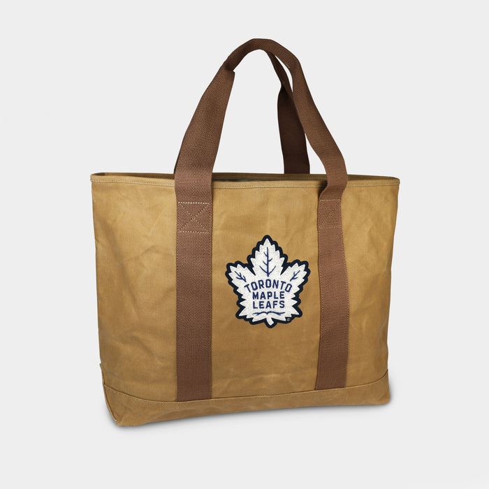 Toronto Maple Leafs Tan Canvas Boat Tote