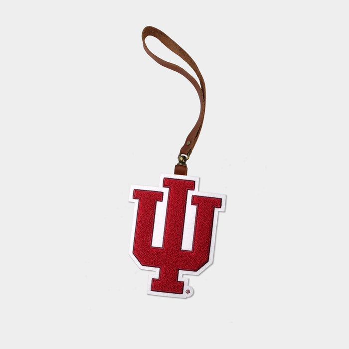 Indiana Hoosiers Brown Leather Bag Charm