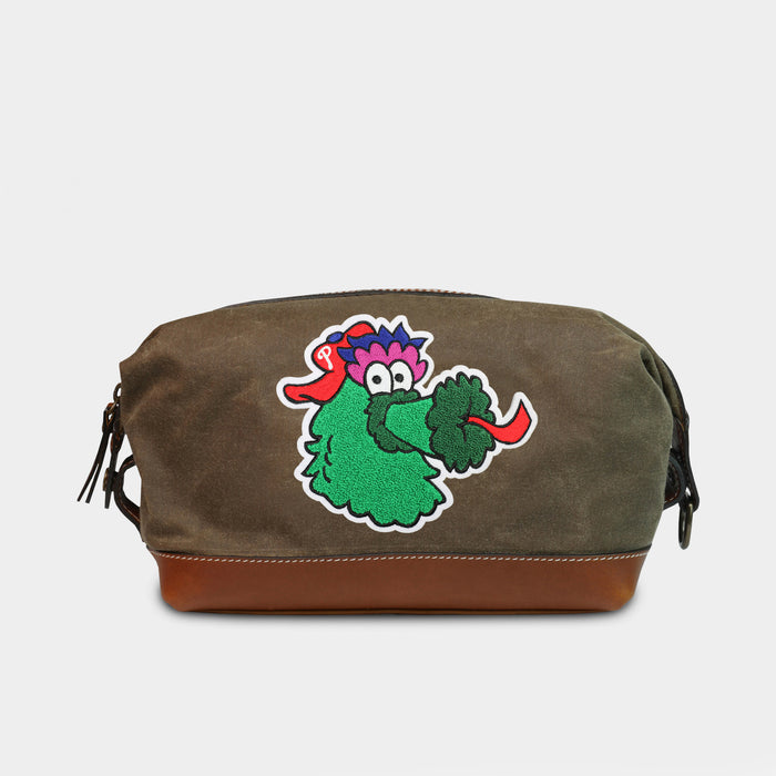 Philadelphia Phillies Phanatic Pro Waxed Canvas Dopp Kit