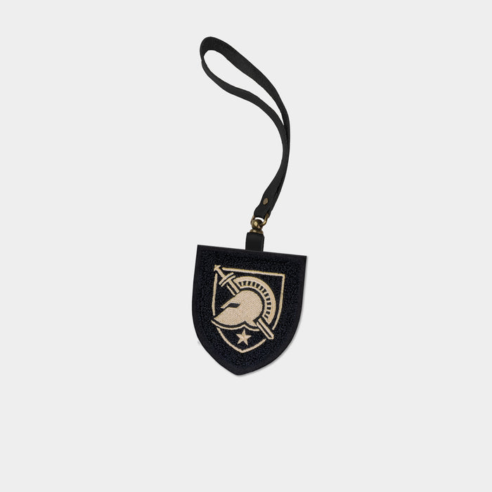 Army West Point Black Knights Black Leather Bag Charm