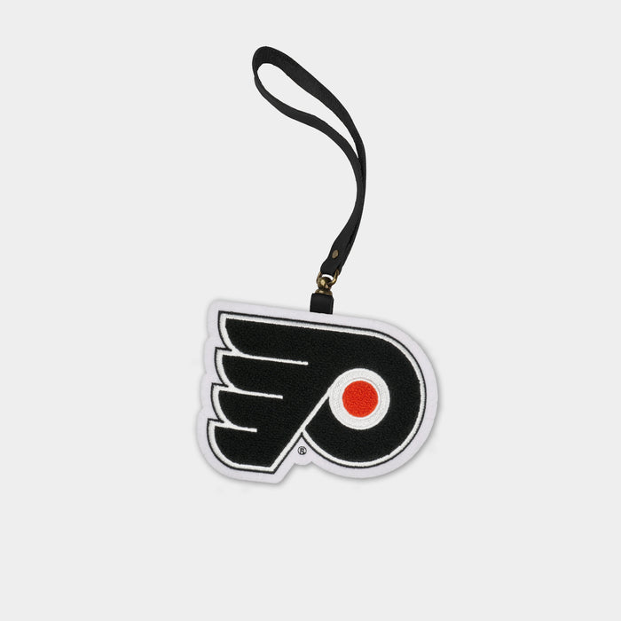 Philadelphia Flyers Black Leather Bag Charm