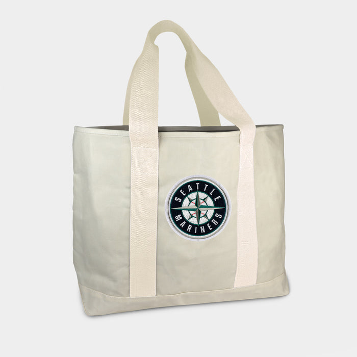 Seattle Mariners Cream Canvas Boat Tote
