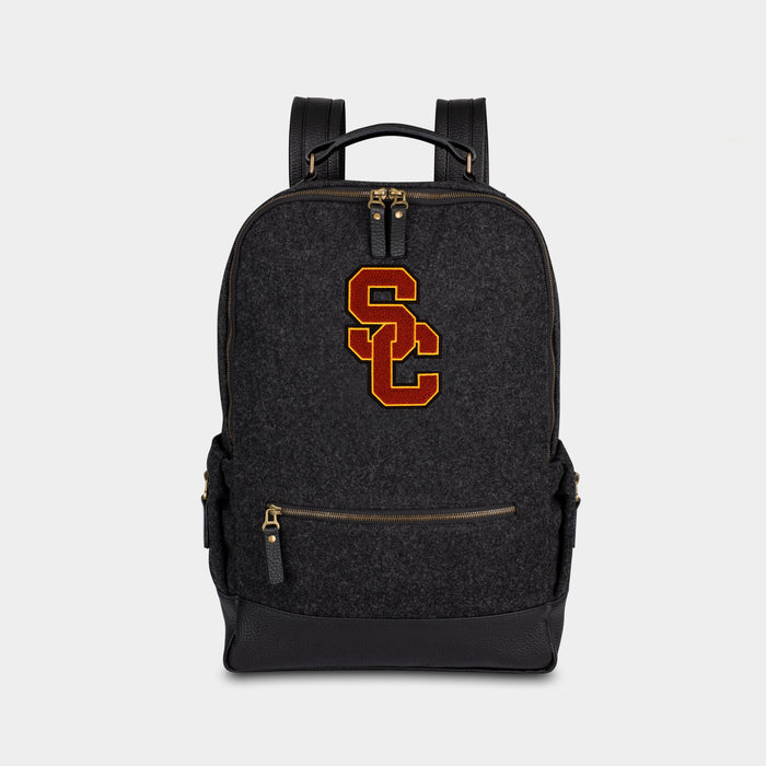 USC Trojans "SC" Black Wool Backpack