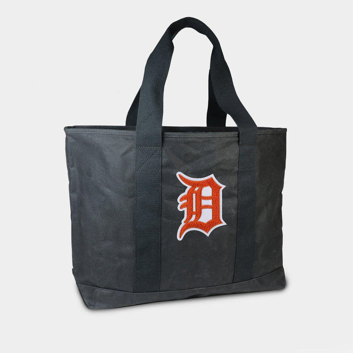 Detroit Tigers Orange Black Canvas Boat Tote