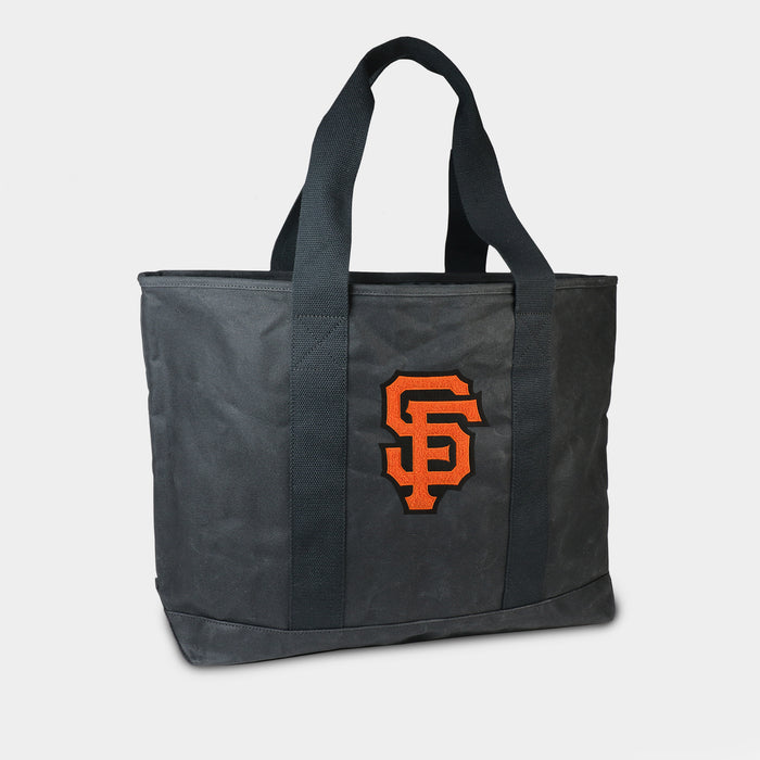 San Francisco Giants Black Canvas Boat Tote