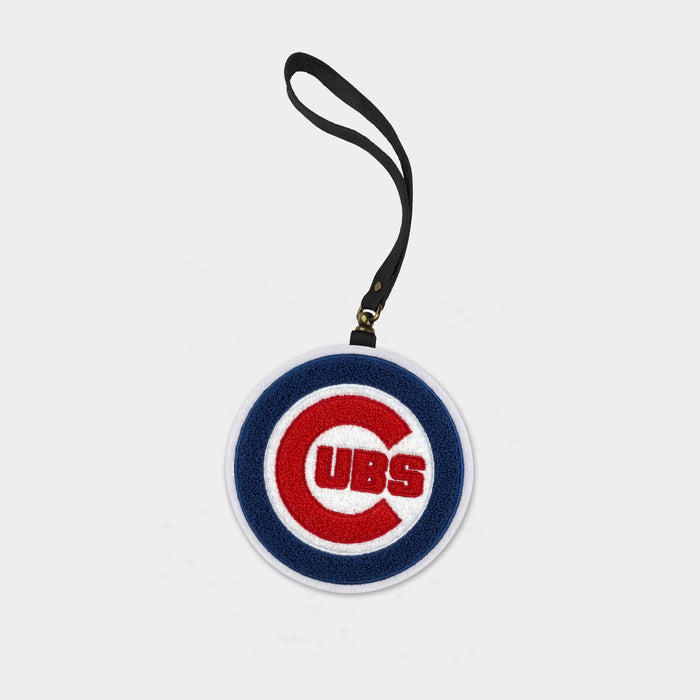 Chicago Cubs Black Leather Bag Charm