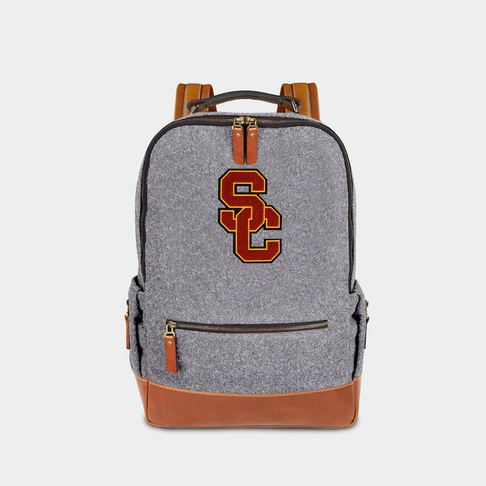USC Trojans "SC" Grey Wool Backpack