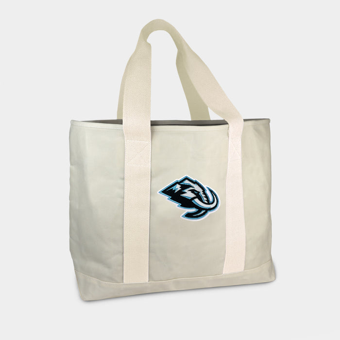 Utah Mammoth Cream Canvas Boat Tote