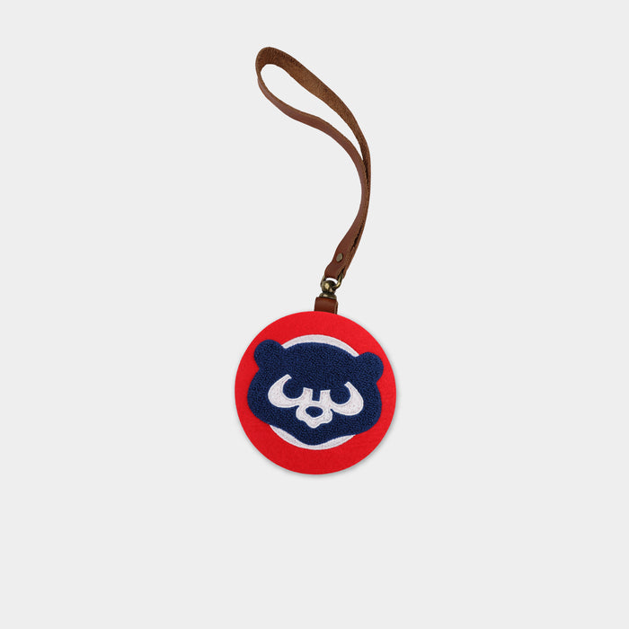 Chicago Cubs "Cub" Brown Leather Bag Charm