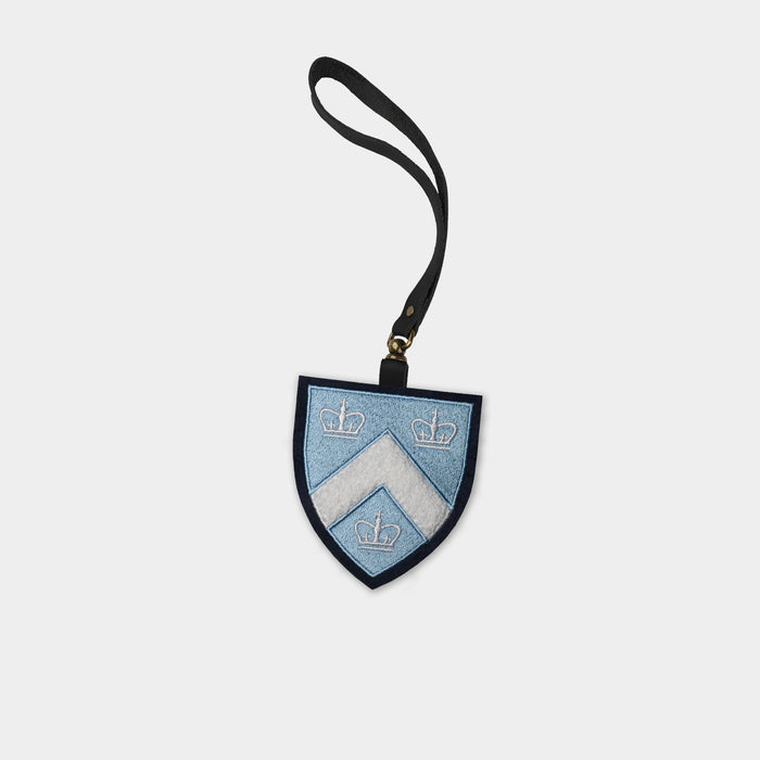 Columbia Lions Black Leather Bag Charm