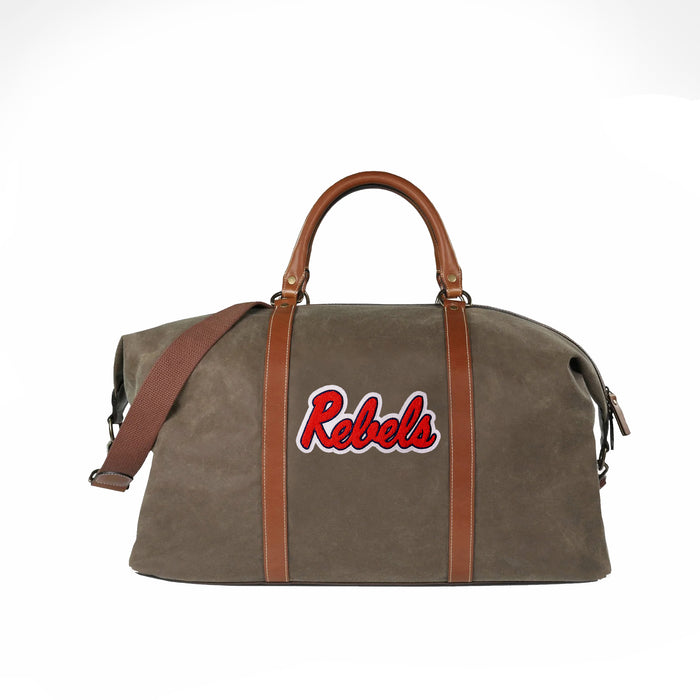Ole Miss Rebels "Rebels" Pro Waxed Canvas Duffle Bag